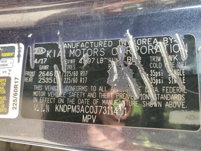 2018 KIA SPORTAGE L - KNDPM3AC0J7311451