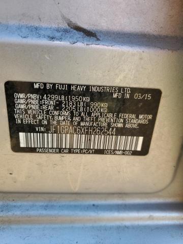 2015 SUBARU IMPREZA PR JF1GPAC6XFH262544