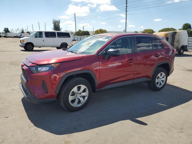 TOYOTA RAV4 LE 2022 red  Gasoline 2T3H1RFV9NW235359 photo #1