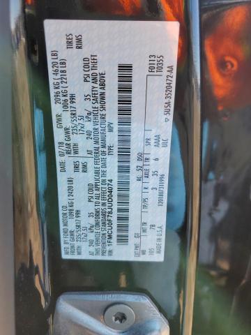 2018 FORD ESCAPE S - 1FMCU0F78JUD04074