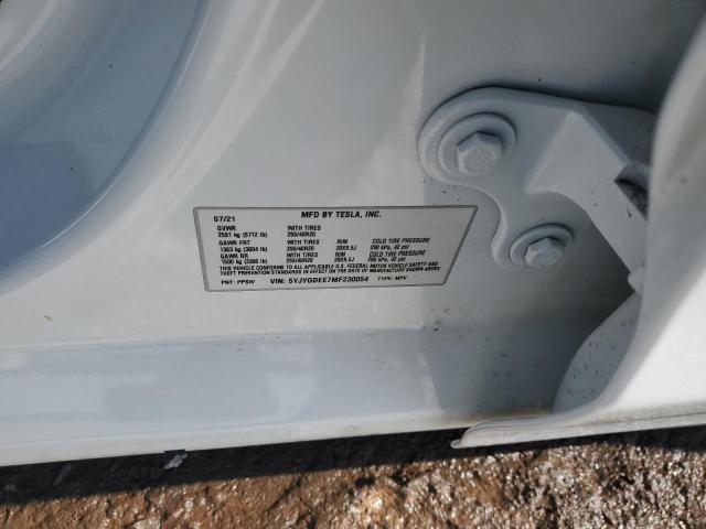 2021 TESLA MODEL Y - 5YJYGDEE7MF230054
