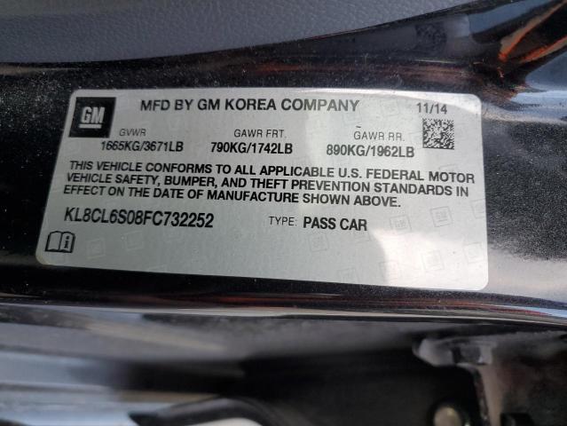2015 CHEVROLET SPARK EV 2 KL8CL6S08FC732252