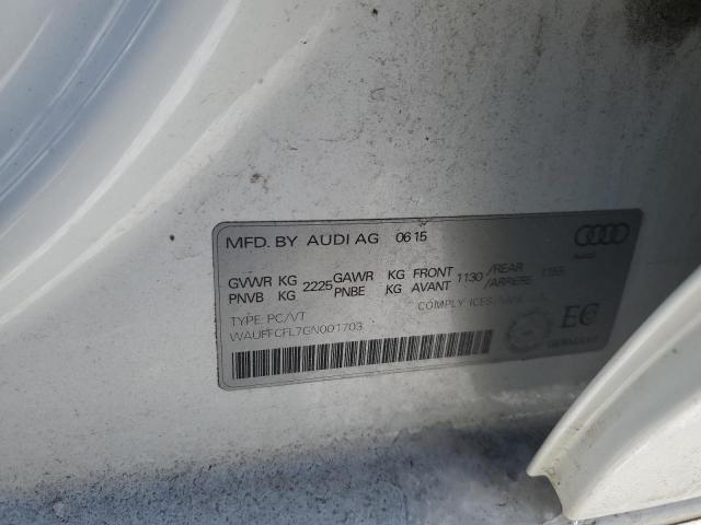 2016 AUDI A4 PROGRES WAUFFCFL7GN001703