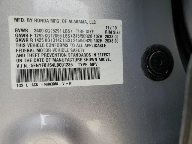 2020 HONDA PASSPORT E - 5FNYF8H54LB001285