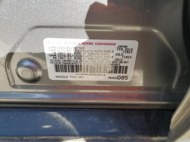 2016 MITSUBISHI OUTLANDER - JA4AR3AU9GZ035018