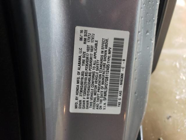 2016 HONDA ODYSSEY LX 5FNRL5H27GB112405