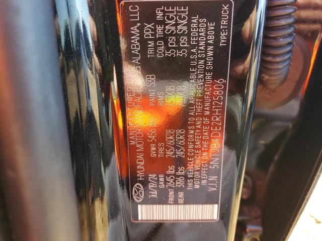 2024 HYUNDAI SANTA CRUZ - 5NTJB4DE2RH125806