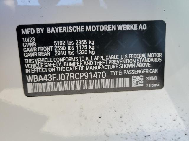 2024 BMW 530 I - WBA43FJ07RCP91470