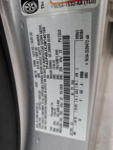 2018 FORD FIESTA SE - 3FADP4BJXJM140166