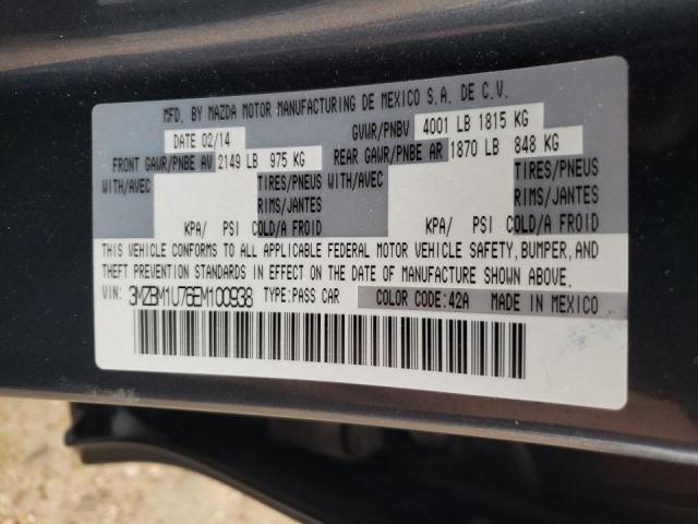 2014 MAZDA 3 SPORT - 3MZBM1U76EM100938