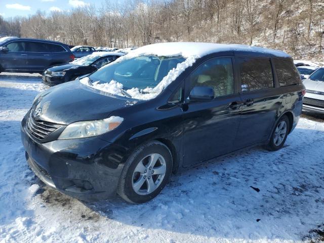 TOYOTA SIENNA LE 2016 black sports v gas 5TDKK3DC5GS750736 photo #1