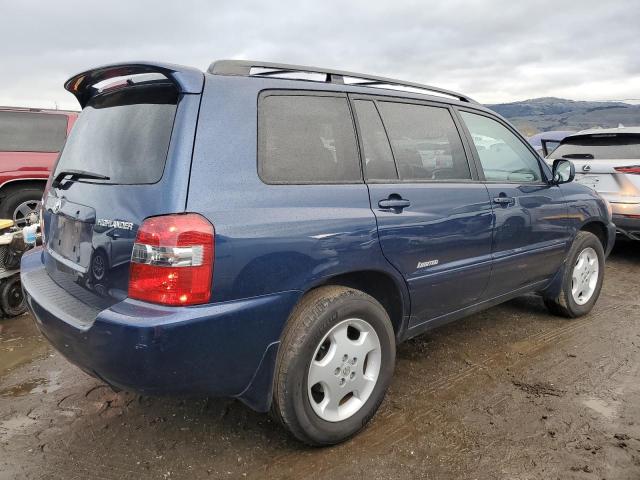 TOYOTA HIGHLANDER 2007 blue  gas JTEEP21A470213379 photo #4