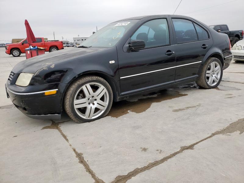 VOLKSWAGEN JETTA GLS 2004 black sedan 4d gas 3VWSE69M44M009674 photo #1