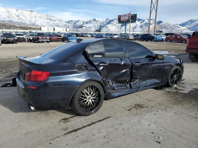 BMW 550 I 2013 black  gas WBAFR9C56DD227023 photo #4