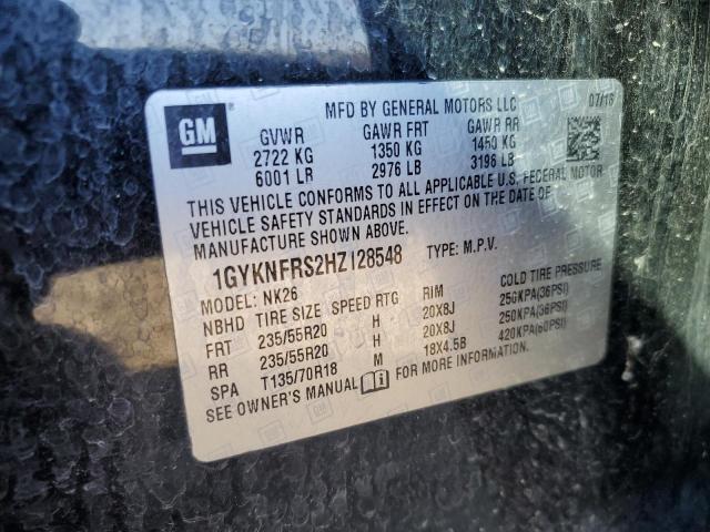 2017 CADILLAC XT5 PLATIN - 1GYKNFRS2HZ128548