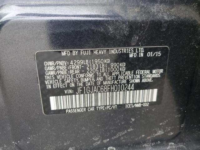 2015 SUBARU IMPREZA PR - JF1GJAC68FH010244