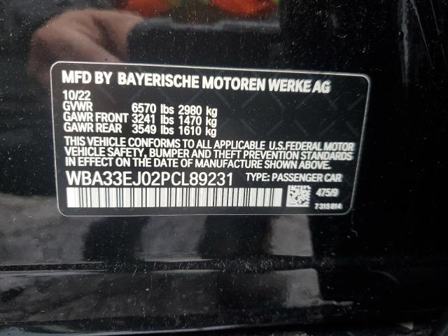 2023 BMW 760 XI WBA33EJ02PCL89231