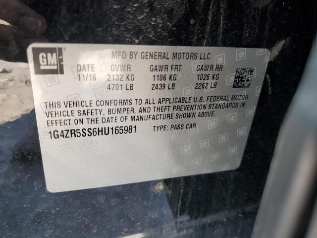 2017 BUICK LACROSSE P 1G4ZR5SS6HU165981