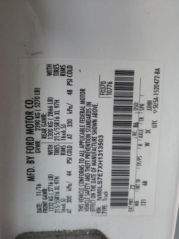 2017 FORD TRANSIT CO NM0LS7E7XH1313503