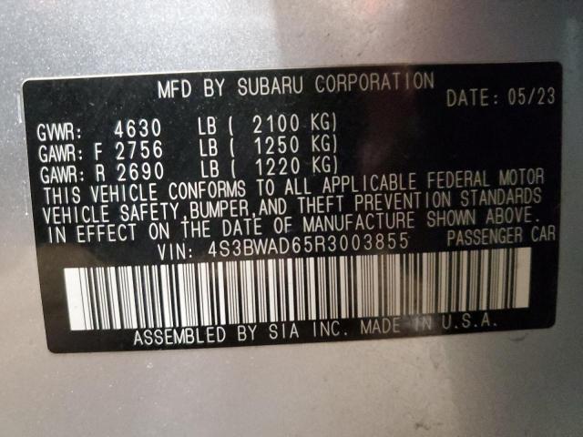 2024 SUBARU LEGACY PRE 4S3BWAD65R3003855