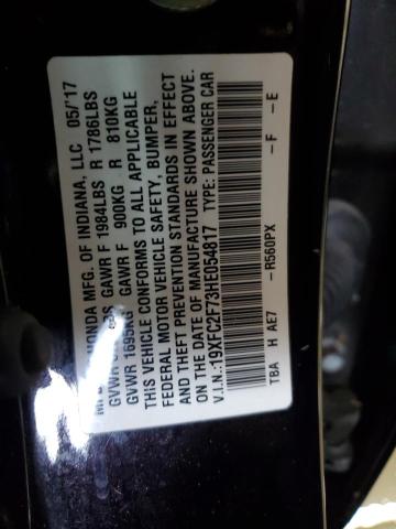 2017 HONDA CIVIC EX - 19XFC2F73HE054817