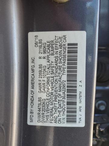 2018 HONDA ACCORD SPO - 1HGCV1F30JA229572