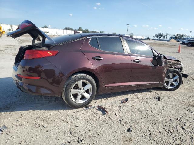 KIA OPTIMA LX 2015 maroon  gas 5XXGM4A70FG384133 photo #4