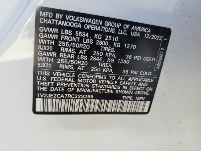 2024 VOLKSWAGEN ATLAS CROS - 1V2JE2CA7RC223295