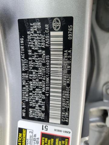 2018 TOYOTA CAMRY L 4T1B11HK1JU044015