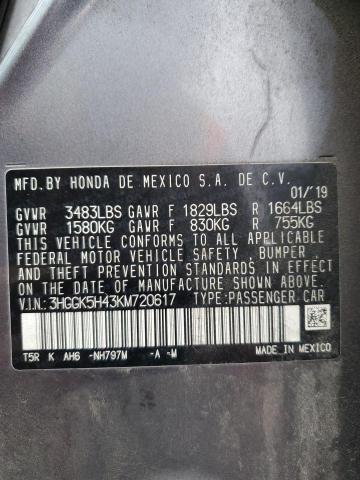 2019 HONDA FIT LX - 3HGGK5H43KM720617
