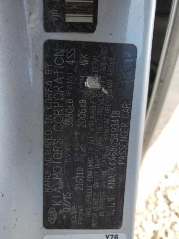 2016 KIA FORTE LX - KNAFK4A68G5493418