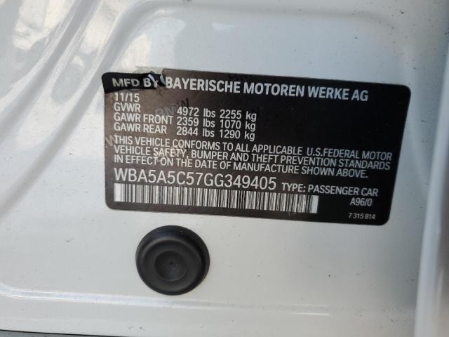 2016 BMW 528 I WBA5A5C57GG349405