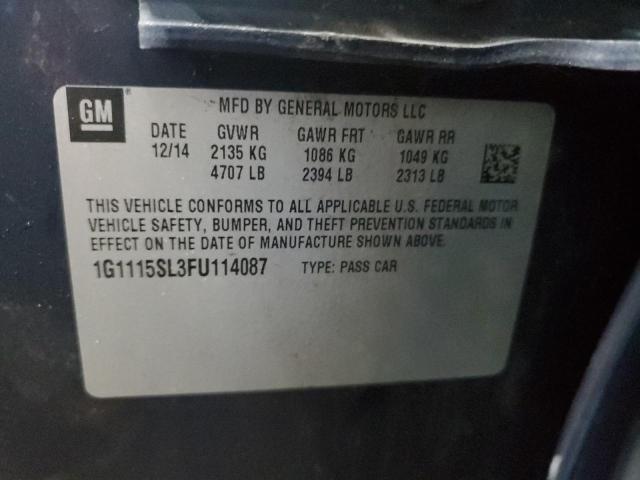 2015 CHEVROLET IMPALA LT - 1G1115SL3FU114087