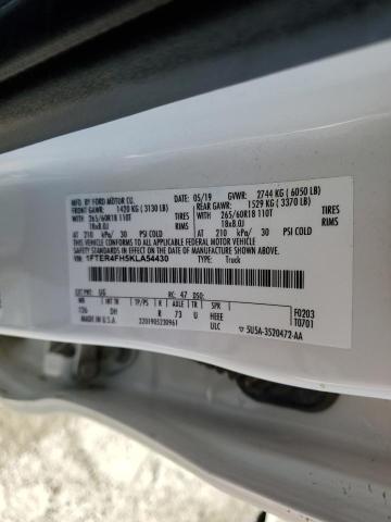 2019 FORD RANGER XL - 1FTER4FH5KLA54430