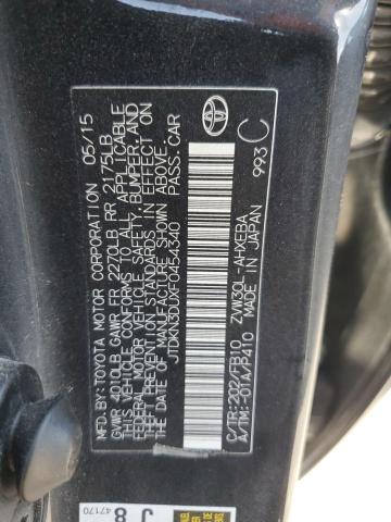 2015 TOYOTA PRIUS - JTDKN3DUXF0454340