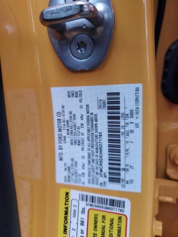 2022 FORD BRONCO SPO - 3FMCR9D93NRD71785