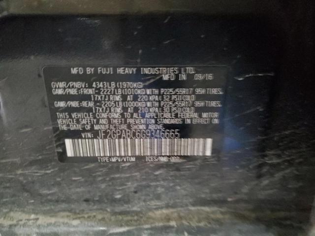 2016 SUBARU CROSSTREK - JF2GPABC6G9346665