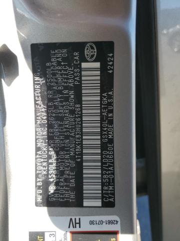 2017 TOYOTA AVALON XLE - 4T1BK1EB3HU261268