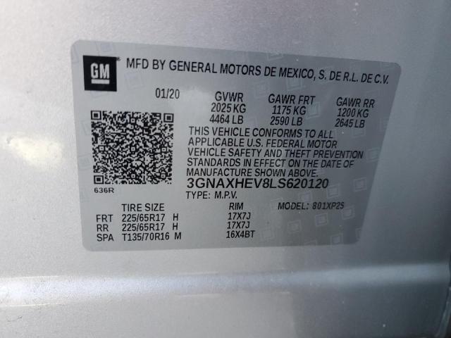 2020 CHEVROLET EQUINOX LS - 3GNAXHEV8LS620120
