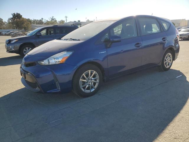 TOYOTA PRIUS V 2015 blue  hybrid engine JTDZN3EU2FJ028259 photo #1