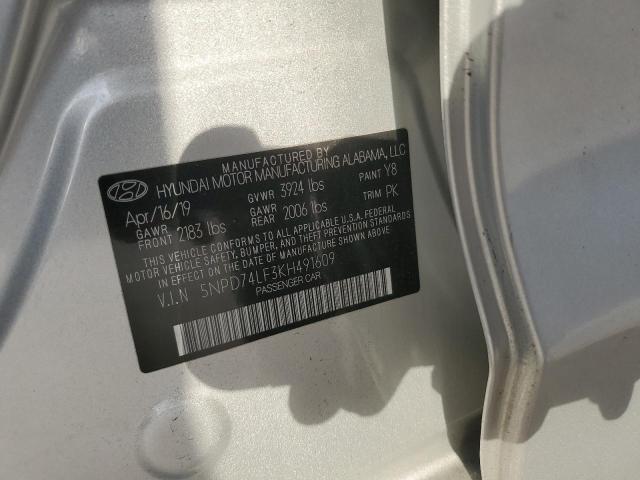 2019 HYUNDAI ELANTRA SE - 5NPD74LF3KH491609