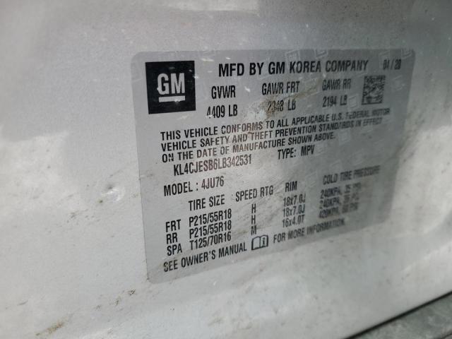 2020 BUICK ENCORE PRE - KL4CJESB6LB342531