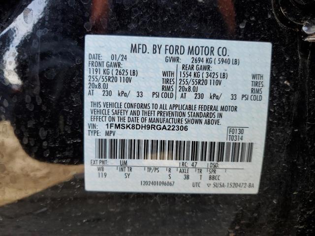 2024 FORD EXPLORER X - 1FMSK8DH9RGA22306
