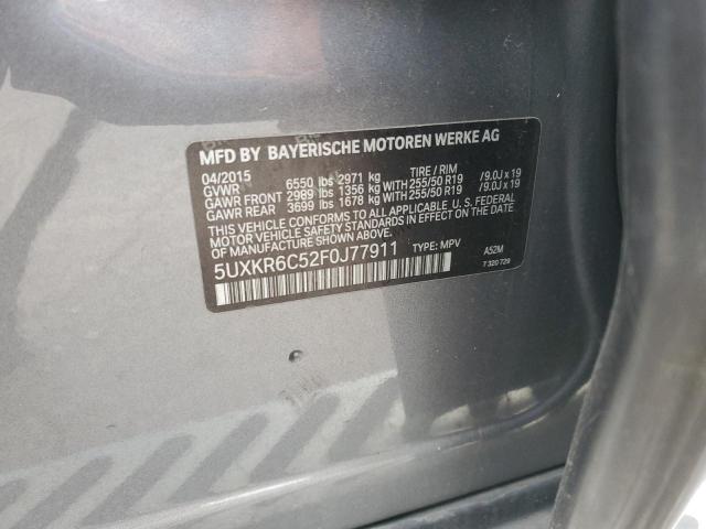 2015 BMW X5 XDRIVE5 - 5UXKR6C52F0J77911