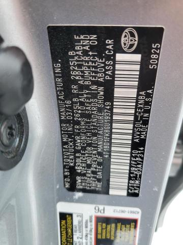 2016 TOYOTA CAMRY HYBR - 4T1BD1FK8GU193749
