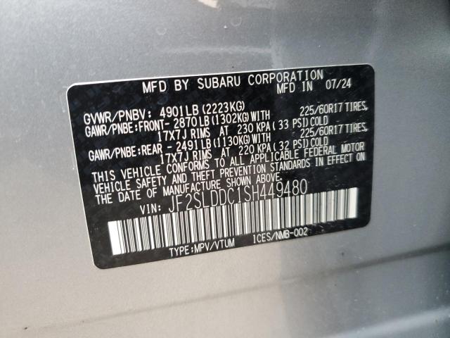 2025 SUBARU FORESTER P - JF2SLDDC1SH449480