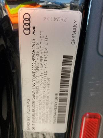 2018 AUDI A4 PREMIUM - WAUENAF48JN002846