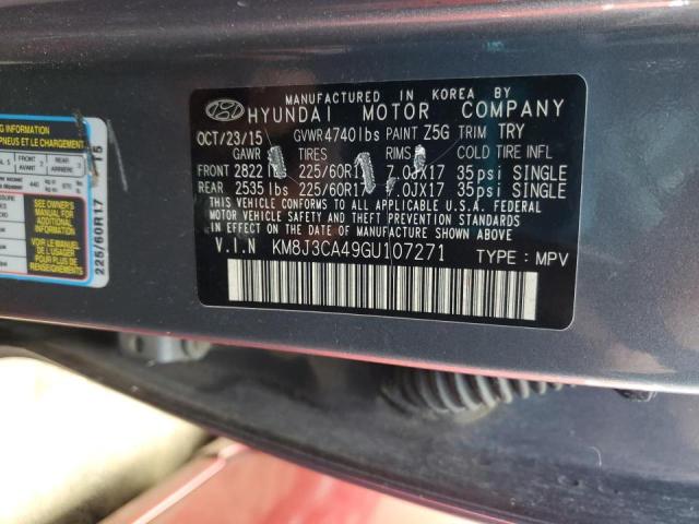 2016 HYUNDAI TUCSON LIM - KM8J3CA49GU107271