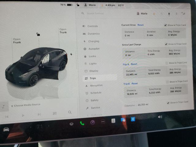 2022 TESLA MODEL Y - 7SAYGAEE3NF547459