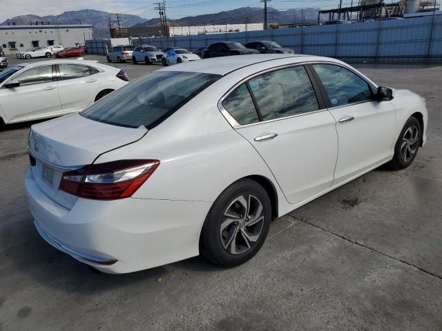 HONDA ACCORD LX 2017 white  gas 1HGCR2F33HA185880 photo #4